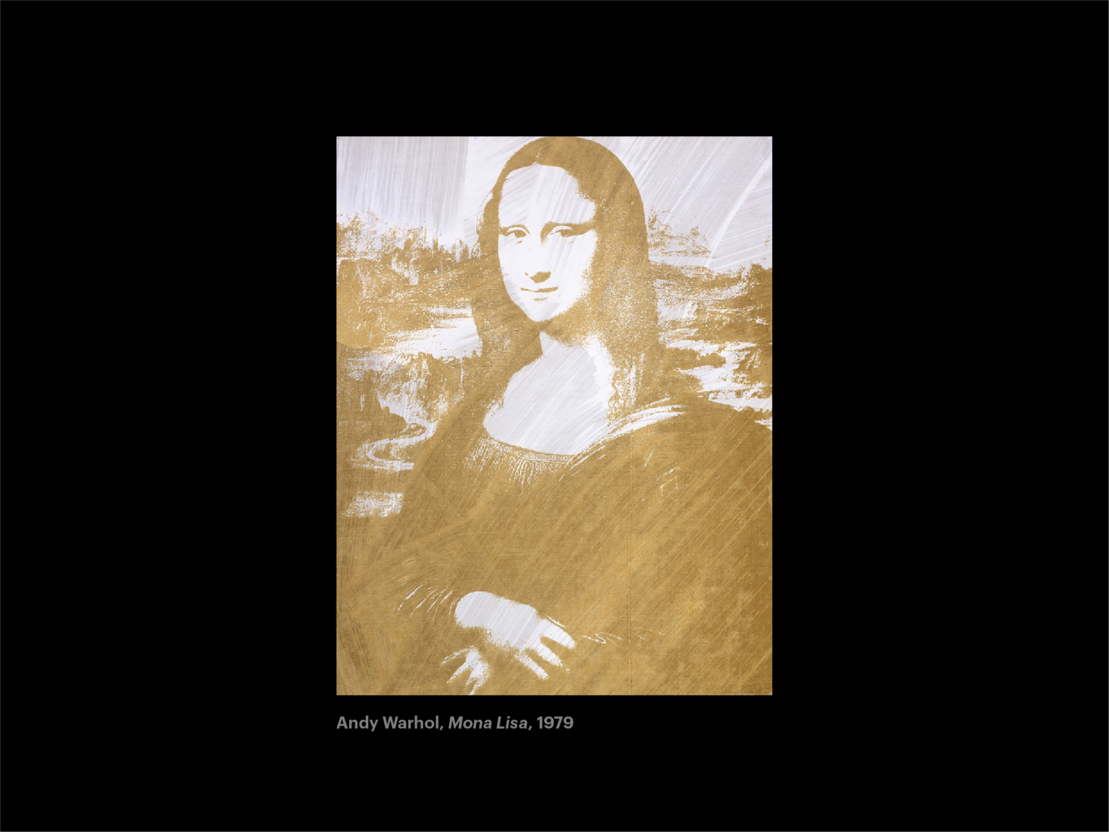 Imagining Science conceptual visual essay Mona Lisa by Andy Warhol