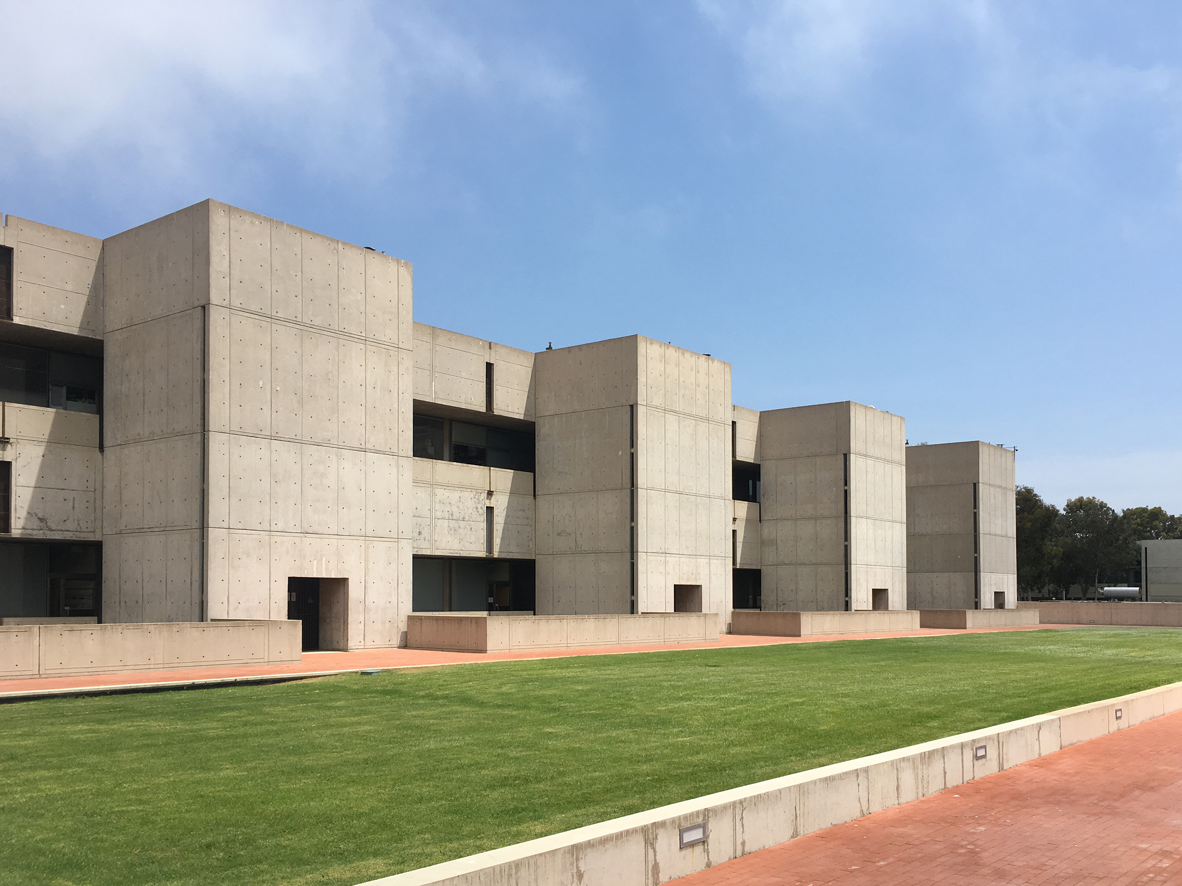 Exterior Salk Institute in La Jolla, California