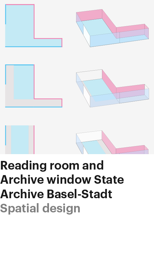Projects: Reading room and Archive window State Archive Basel-Stadt – Spatial design and placemaking
