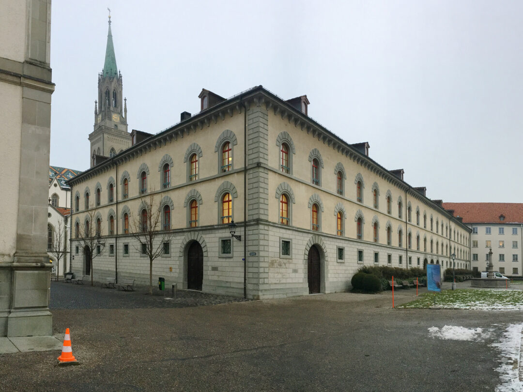 Building of the State Archive Canton St. Gallen.